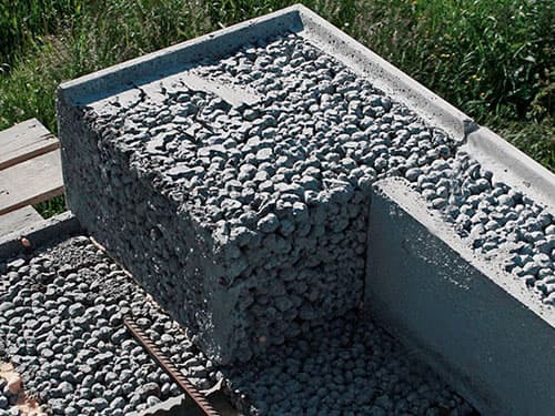 Рецептурный подбор состава легкого бетона